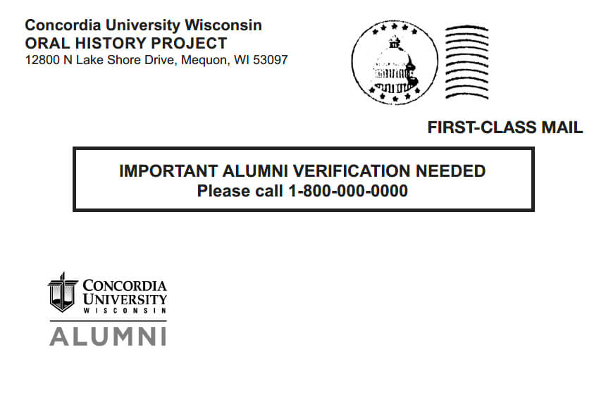 Example Popst Card, Front